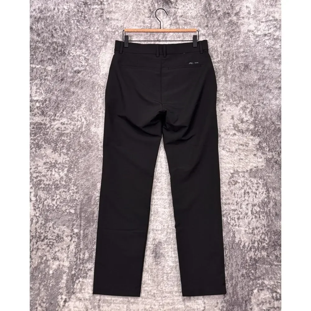 KJUS Ike Warm Pants 32 x 32 Mens Black Regular Fit Performance Golf